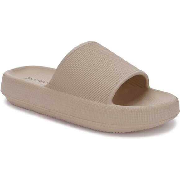 Pillow Slippers for Women and Men Non Slip Quick Drying Shower Slides - Picture 1 of 14